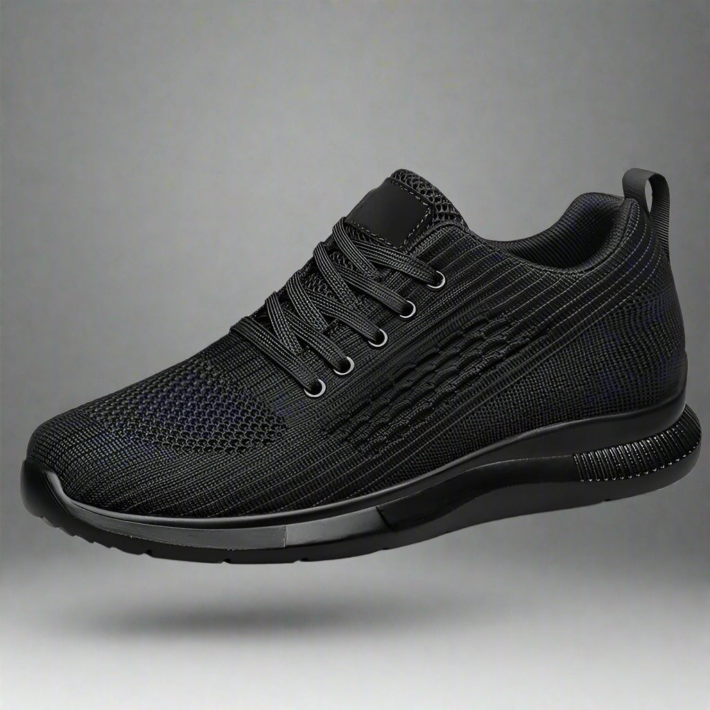 Man Mesh Breathable Casual Shoes Invisible Inner Height-Increasing Shoes Increasing Shoes Soft-Soled Running Shoes Sports Shoes