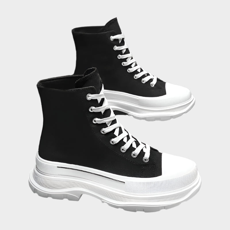 Invisible Height Increasing Shoes for Men 12Cm 10Cm New 2023 Canva Casual Sneakers Thick Bottom High Top Old Dad Shoes Breathabl