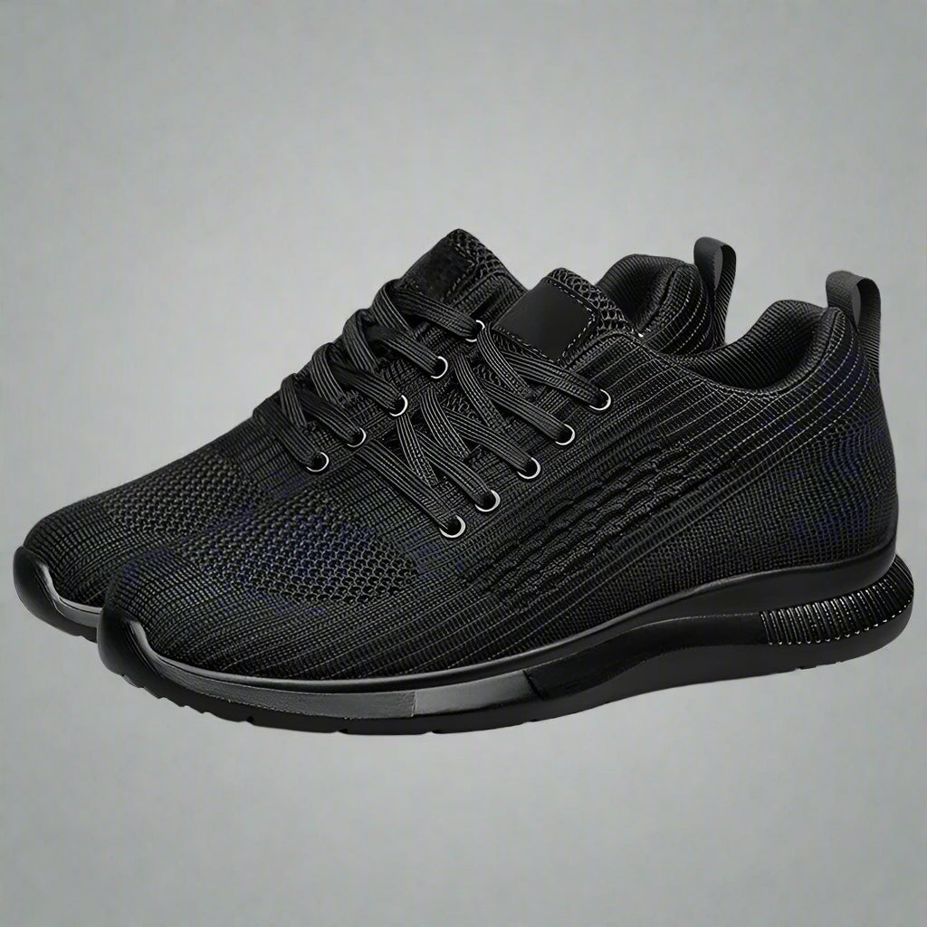 Man Mesh Breathable Casual Shoes Invisible Inner Height-Increasing Shoes Increasing Shoes Soft-Soled Running Shoes Sports Shoes
