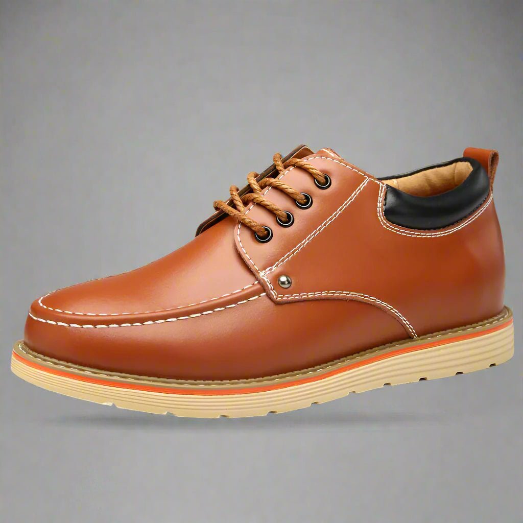 Business Men Elevator Shoes Leisure Height Increase Insole 6Cm Sneakers High Heel Tall Man