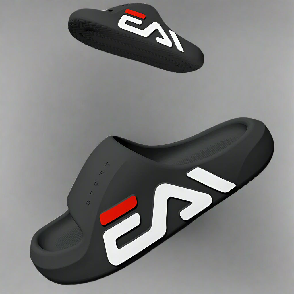 Extra-Thick Sole Men Soft Air Cushion Casual Slippers EVA Sandals Fashion Flip Flops Outdoor Summer Seaside Beach Shoes