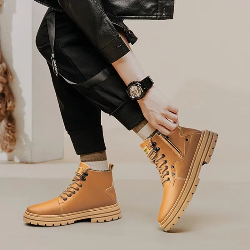 Increase 8Cm Male Shoes Inner Height Increase Sneakers Men'S Shoes Sports Leisure Shoes Elevator Shoes Big Size 37-48