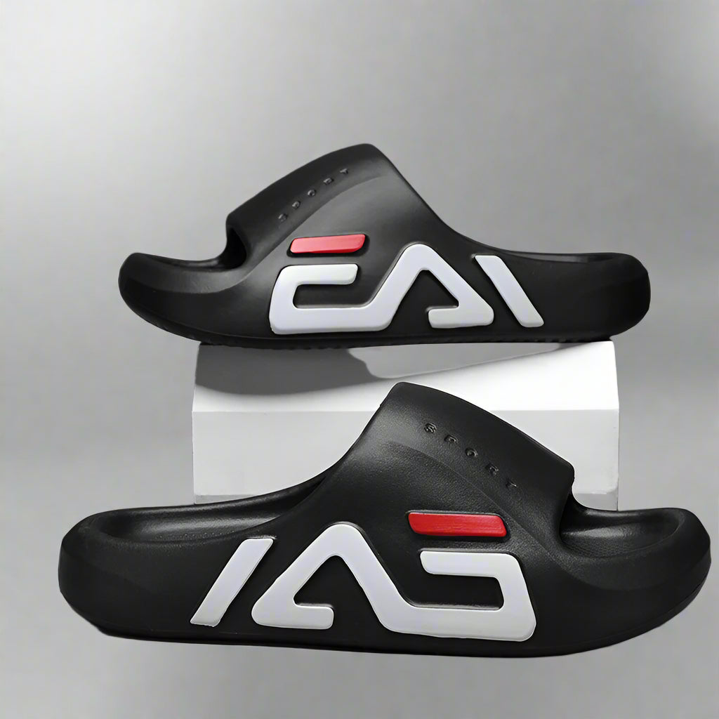 Extra-Thick Sole Men Soft Air Cushion Casual Slippers EVA Sandals Fashion Flip Flops Outdoor Summer Seaside Beach Shoes