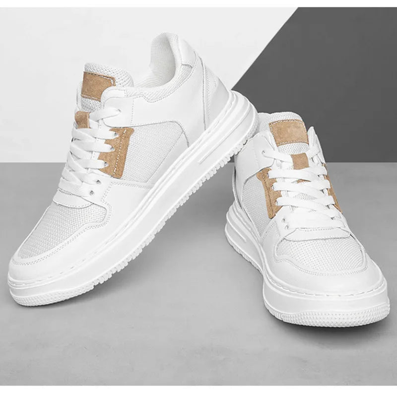 Summer Mesh Men Sneakers Elevator Shoes Fashion Chunky Increase Insole 6CM 8CM Breathable Sports Casual Height Shoes for Man 46