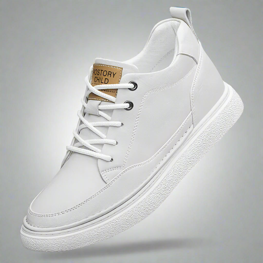 Men Sneakers Elevator Shoes Hidden Heels Hollow Board Shoes Breathable Heightening 6CM 8CM Increase Casual Sports Height Shoes