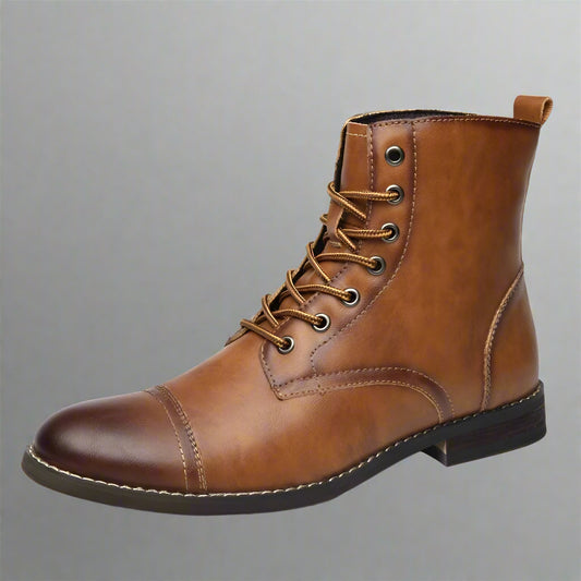 2025 Elevator Shoes Men Western Boots 8CM Height Increasing Shoes Man Increased Inner Invisible Heightening Men'S Lift Shoes