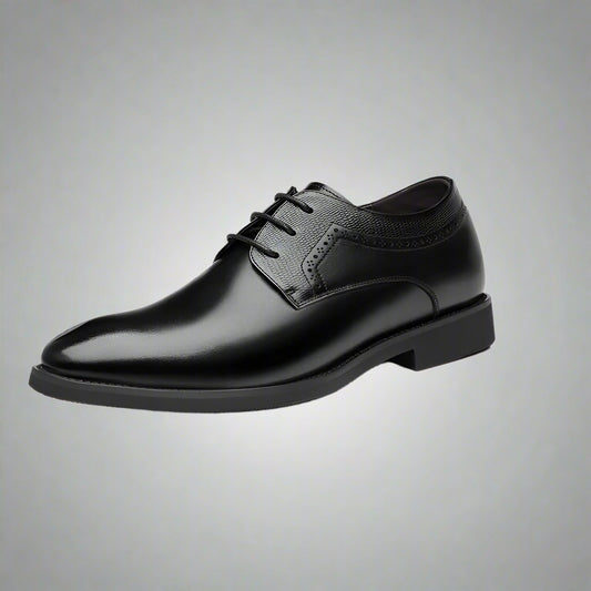 Elevator Shoes Men Leather Shoes 8Cm 6Cm Height Increasing Shoes for Man Increase Insole 6-8CM Invisible Heightening Lift Shoes