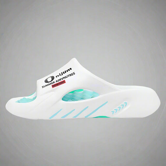 2025 New Men Massage Slippers Slides Indoor Outdoor Sandals Beach Casual Shoes Comfortable Sole Men'S Slippers Big Size 38-47