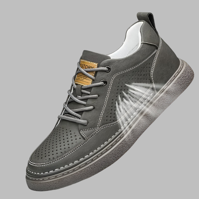 Men Sneakers Elevator Shoes Hidden Heels Hollow Board Shoes Breathable Heightening 6CM 8CM Increase Casual Sports Height Shoes