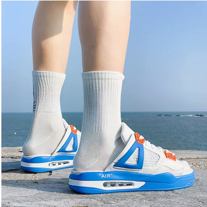 Slippers AIR Man Summer New Style Men'S Casual Shoes Outdoor Lightweight Explosive Style Platform Hard-Wearing Soft Mans Sandals
