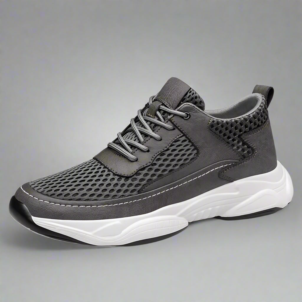 Summer Height Increasing Shoes for Men Mesh Breathable Invisible Inner Lift 8CM Soft Casual Sport Sneakers Sapatos