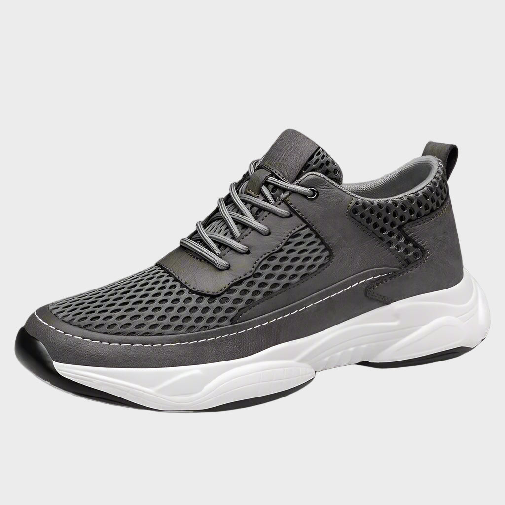 Summer Height Increasing Shoes for Men Mesh Breathable Invisible Inner Lift 8CM Soft Casual Sport Sneakers Sapatos