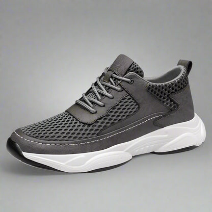 Summer Height Increasing Shoes for Men Mesh Breathable Invisible Inner Lift 8CM Soft Casual Sport Sneakers Sapatos
