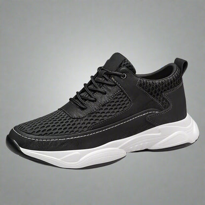 Summer Height Increasing Shoes for Men Mesh Breathable Invisible Inner Lift 8CM Soft Casual Sport Sneakers Sapatos