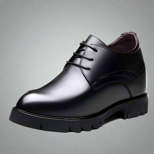 New Men'S Height-Increasing Shoes Invisible Height-Increasing 12Cm Thick-Soled British Elevator Shoes Business Casual Men Shoes