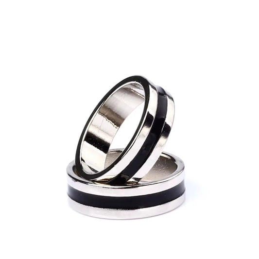 Black Circle Pk Ring Magic Tricks Strong Magnetic Magnet Ring Coin Finger Decoration 18/19/20/21Mm Size Magic Ring Props Tools