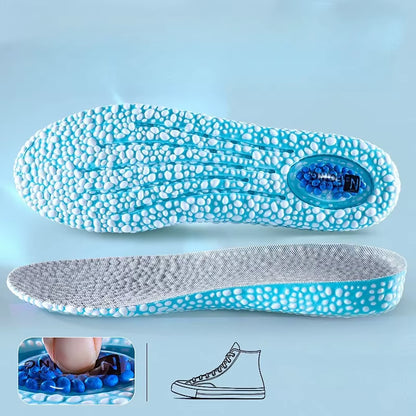 1 Pair EVA Material Invisible Height Increase Insoles for Shoes Breathable Shock Absorption Comfortable for Women Men