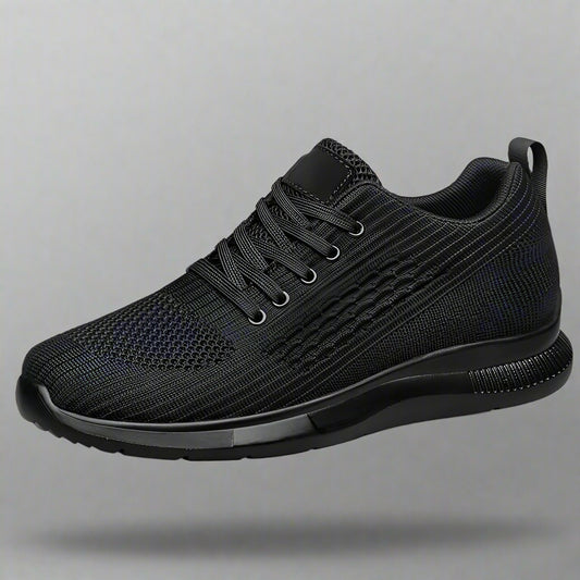 Man Mesh Breathable Casual Shoes Invisible Inner Height-Increasing Shoes Increasing Shoes Soft-Soled Running Shoes Sports Shoes