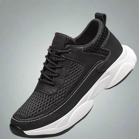 Summer Height Increasing Shoes for Men Mesh Breathable Invisible Inner Lift 8CM Soft Casual Sport Sneakers Sapatos