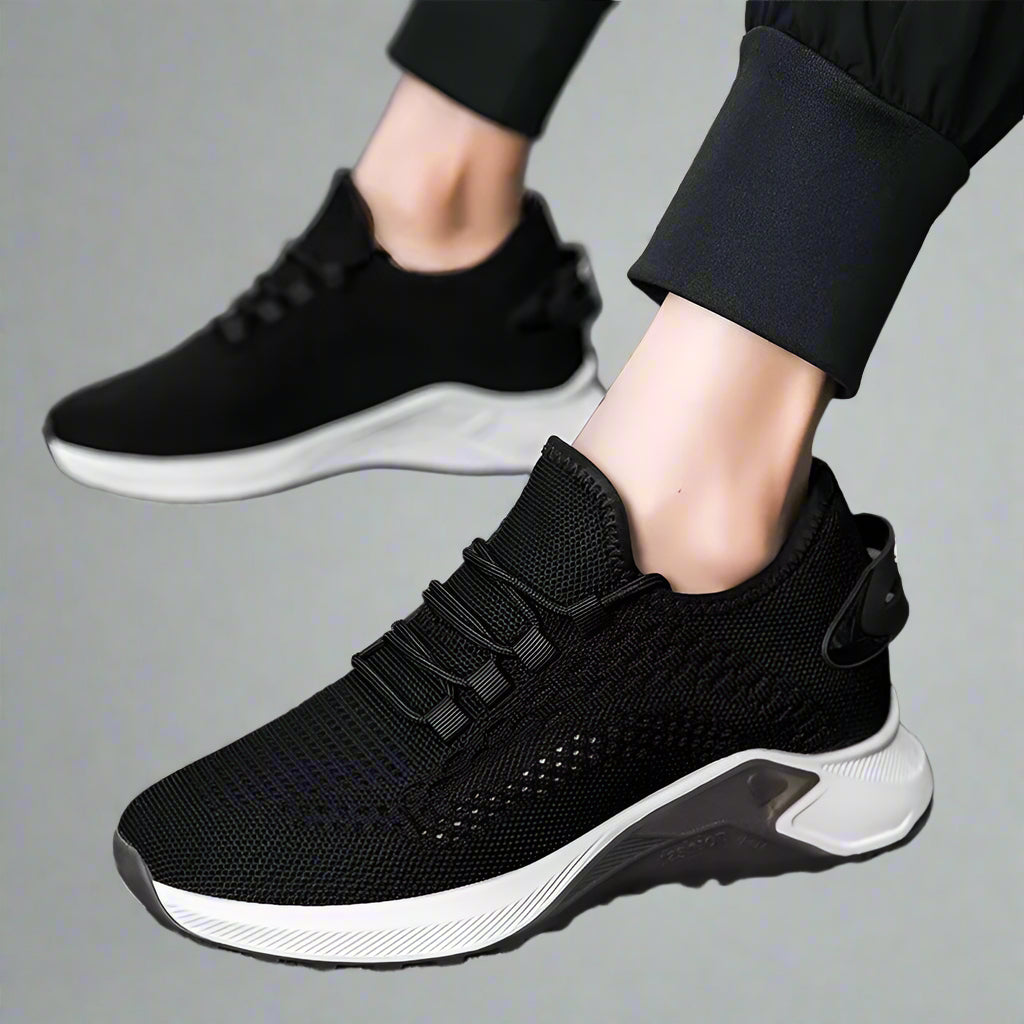 Comfortable Inner Height-Enhancing Men'S Shoes, Height-Enhancing 8Cm, Breathable Sports and Casual Shoes, Height-Enhancing 6Cm