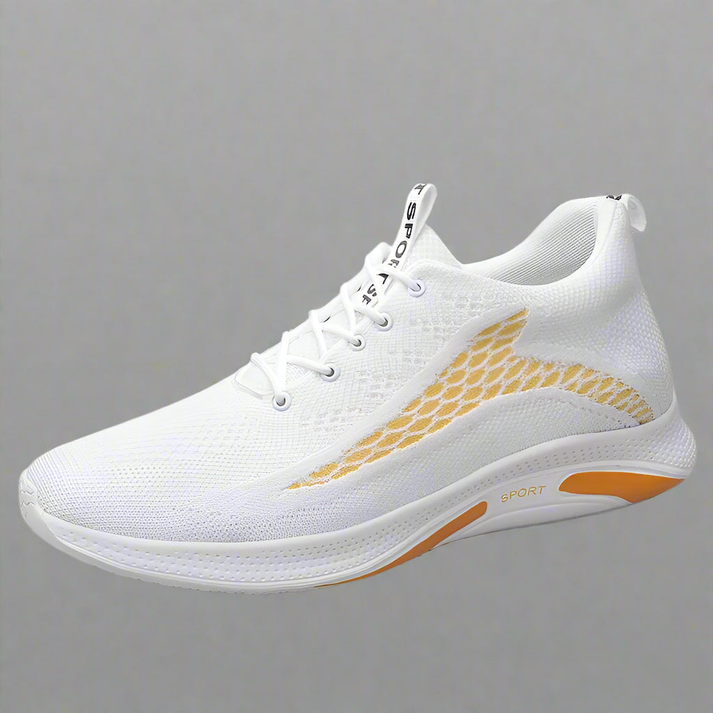 Fashion Elevator Shoes Men'S White Sneakers Hidden Heels Heightening Shoes for Men Black Breathable Mesh 8CM Sports Taller Shoes