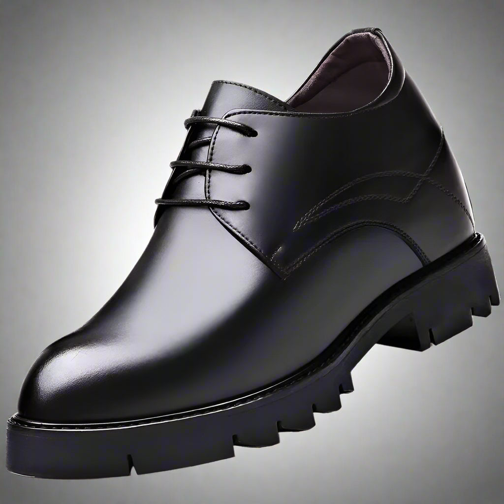 New Men'S Height-Increasing Shoes Invisible Height-Increasing 12Cm Thick-Soled British Elevator Shoes Business Casual Men Shoes