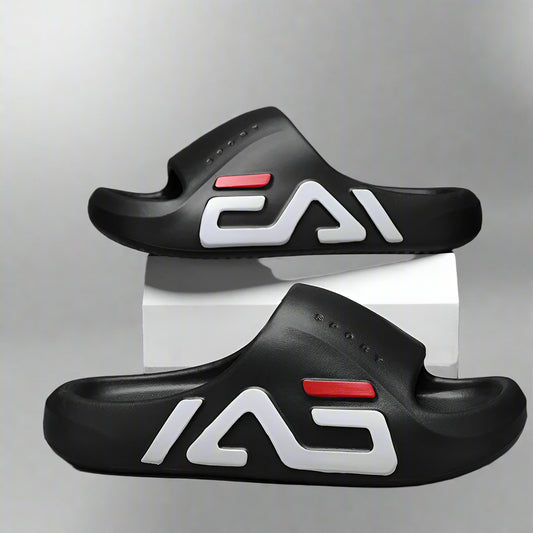 Extra-Thick Sole Men Soft Air Cushion Casual Slippers EVA Sandals Fashion Flip Flops Outdoor Summer Seaside Beach Shoes