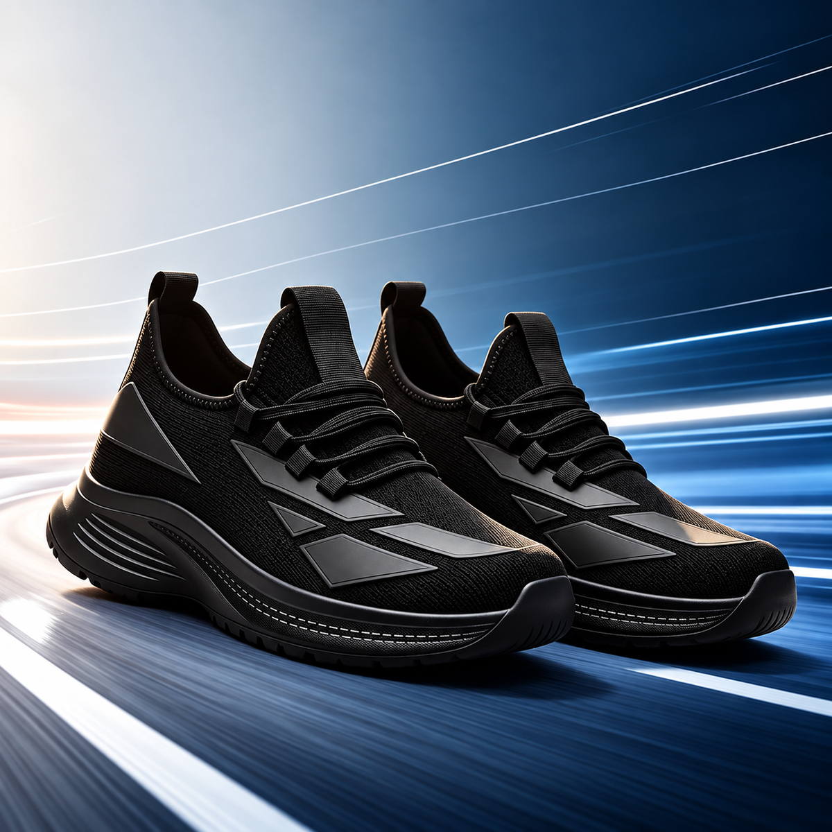 STEPUP SHOES | נעלי סניקרס מגביהות דגם StepUp Onyx | נעליים מגביהות