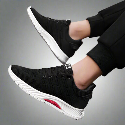 Sneakers Men Elevator Shoes Height Man Mesh Tall Fashion Sports plus Size 37-46