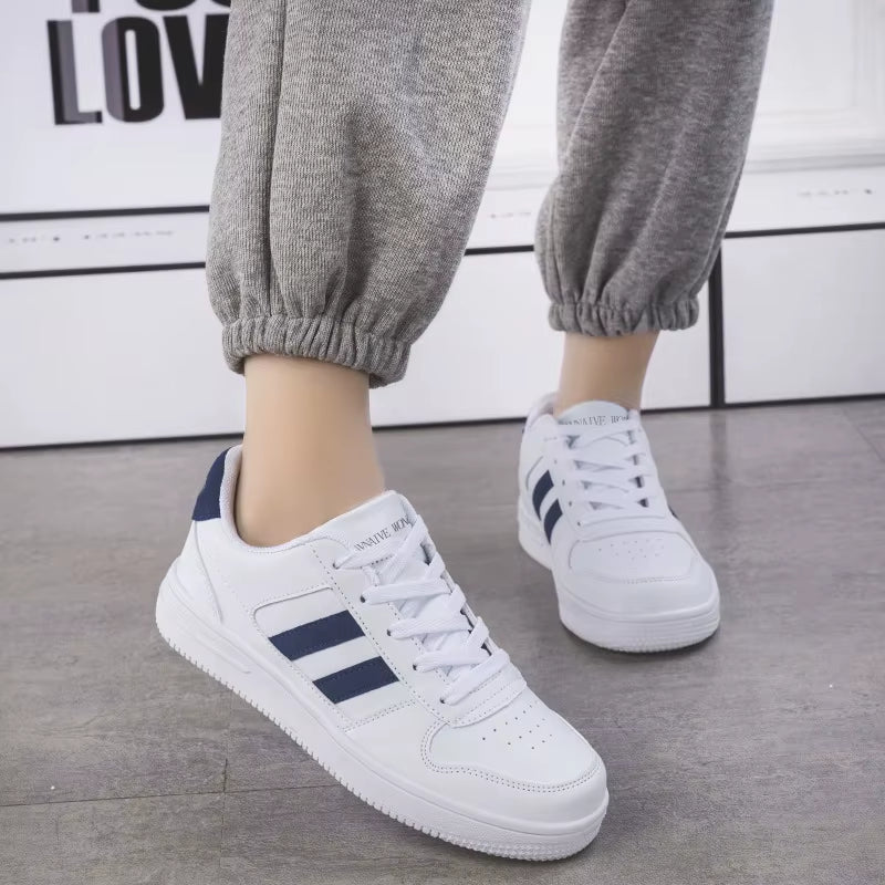 Fashion Anti-Slip Running Walking Style Woman Sneaker White Female Shoes Student Casual Sports Tennis Men Womens Footwear
