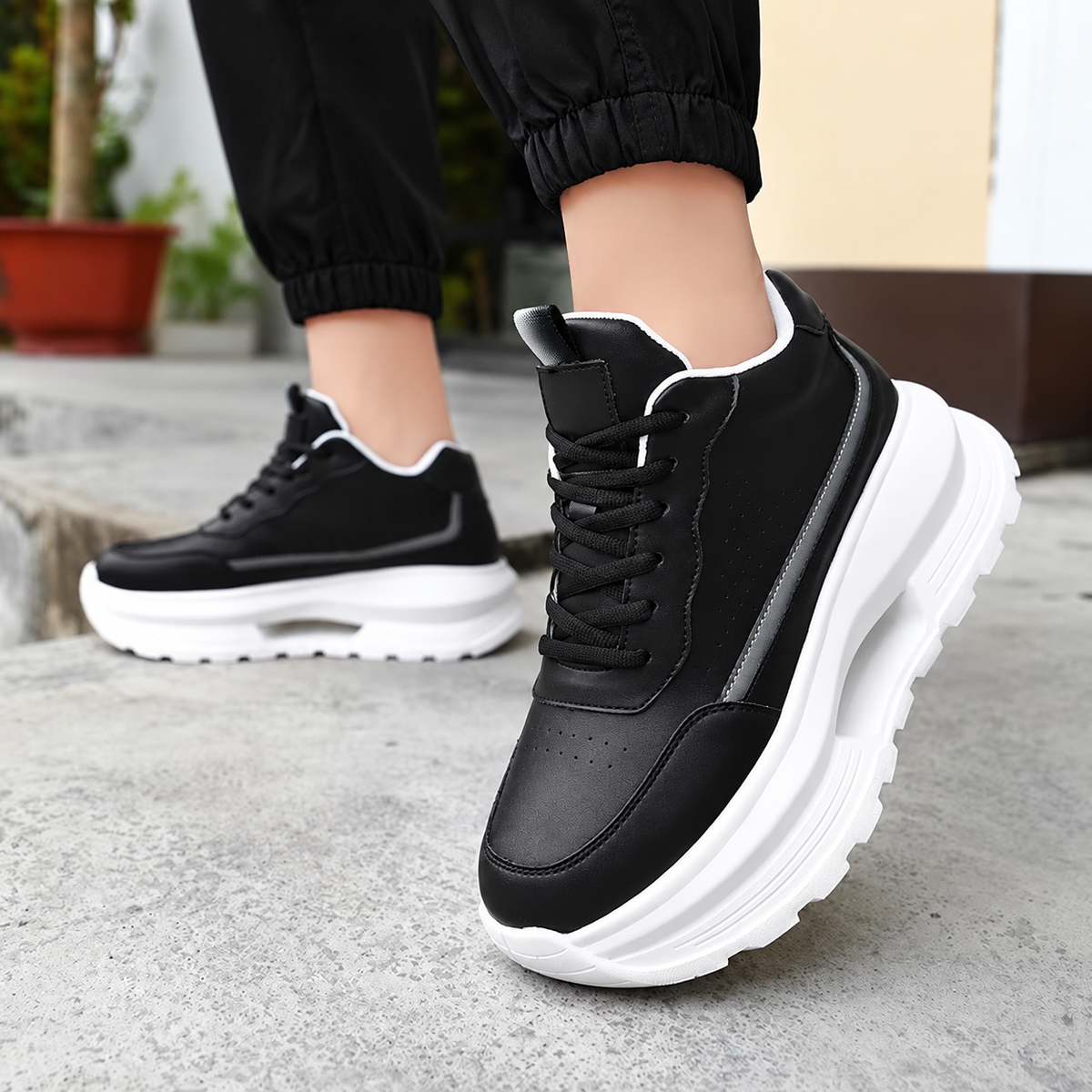 STEPUP SHOES | נעלי סניקרס מגביהות דגם Flexon | נעליים מגביהות