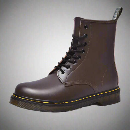 2021 Autumn/Winter New Fleece-Lined Warm Women'S Vintage Soft Leather Genuine Leather Doctor Men'S Short Boots English Style