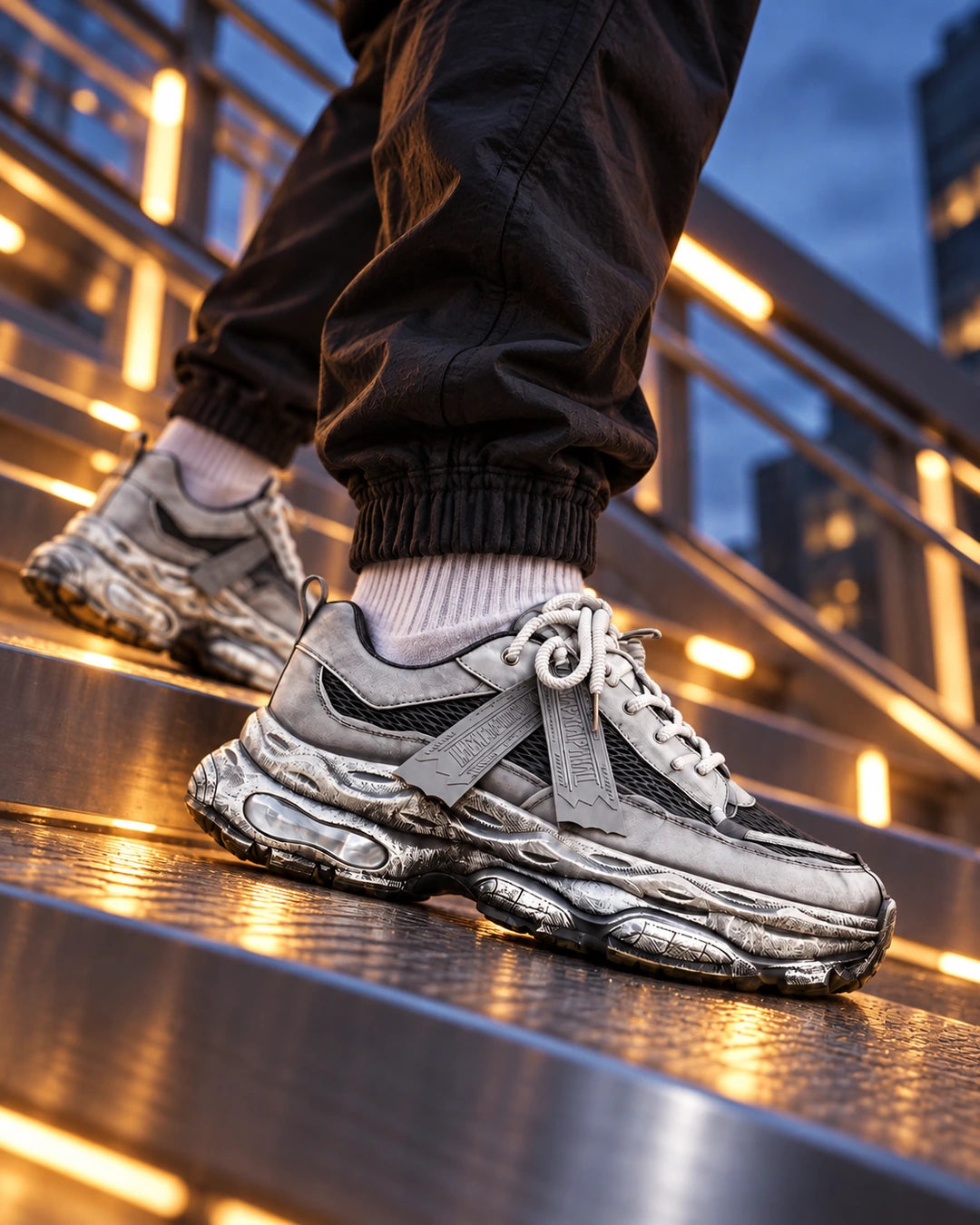 נעלי ספורט מגביהות דגם Stride Up Z-7, צילום אדיטוריאלי יצירתי