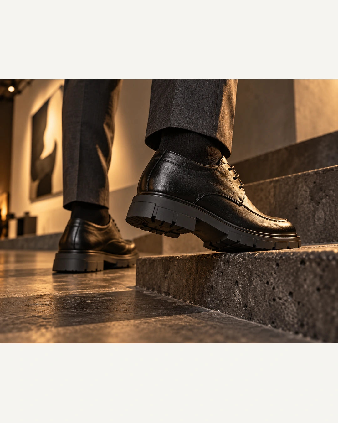 נעלי אלגנט מגביהות Secret Height שחורות, צילום אדיטוריאלי