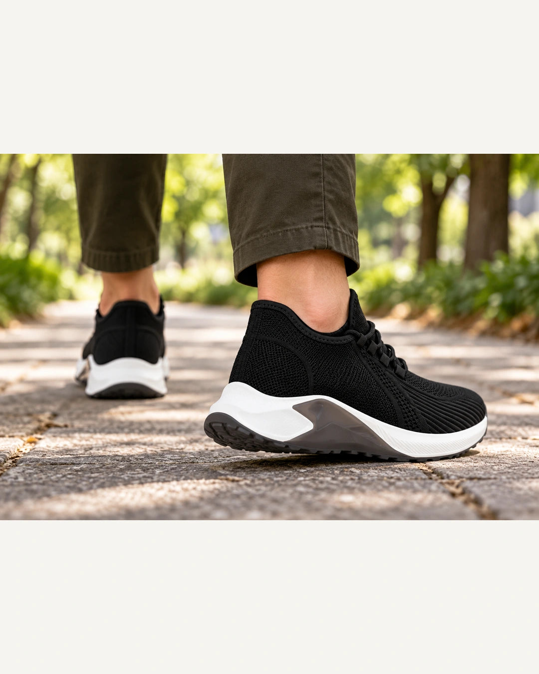 נעלי סניקרס מגביהות Everest בצבע שחור – תמונת מוצר | StepUp Shoes