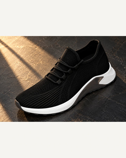 נעלי סניקרס מגביהות Everest בצבע שחור – תמונת מוצר | StepUp Shoes