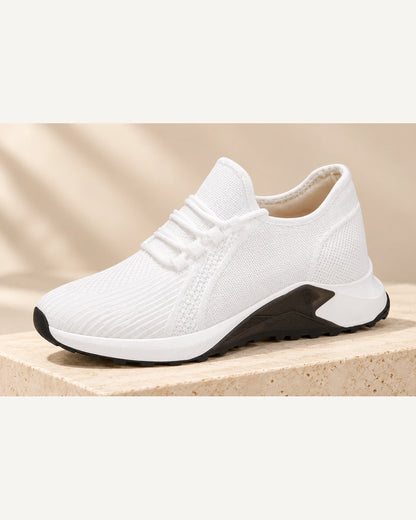 נעלי סניקרס מגביהות Everest בצבע לבן – תמונת מוצר | StepUp Shoes