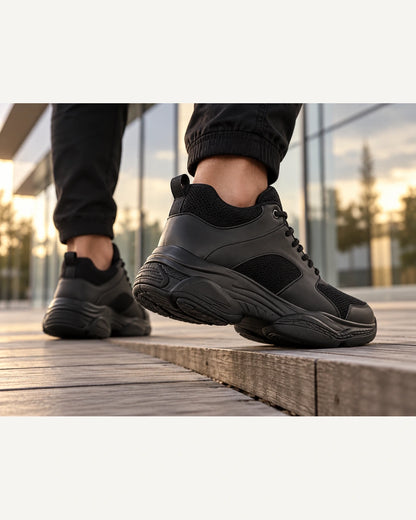 נעלי סניקרס מגביהות דגם Imperial Boost בצבע שחור – צילום Editorial | StepUp Shoes