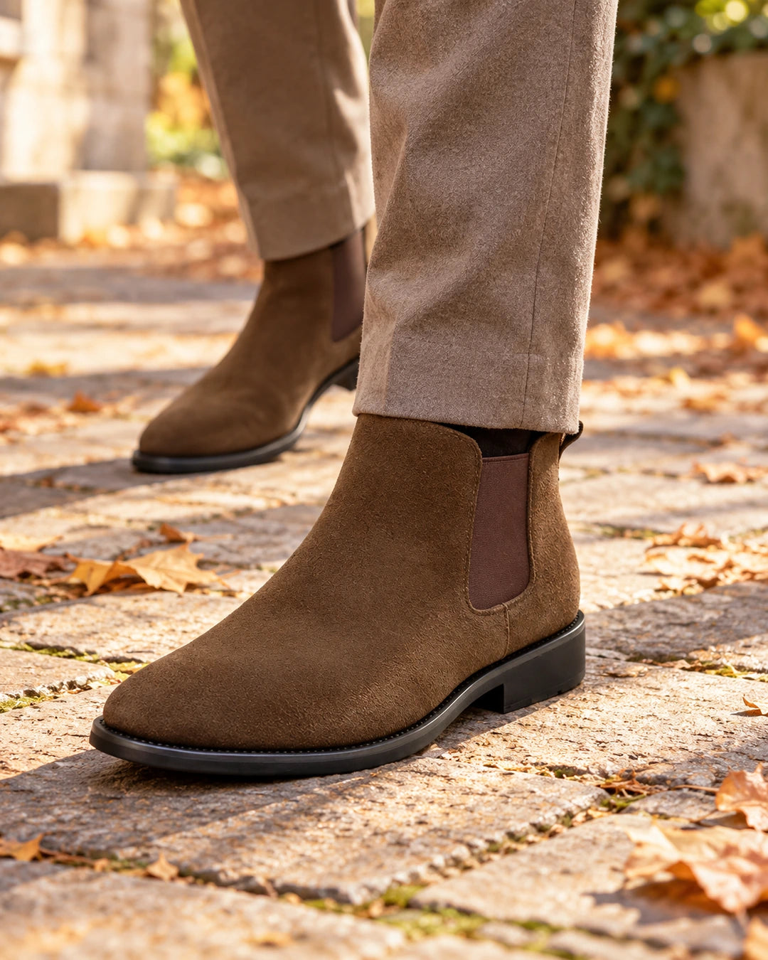 מגפיים מגביהים StepUp Rise חומות – צילום לייפסטייל | StepUp Shoes