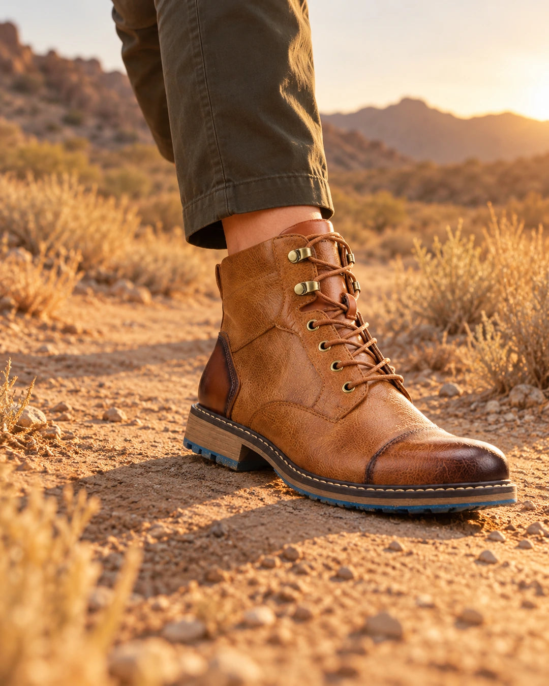מגפיים מגביהות דגם  StreetLift Boots בצבע צהוב – צילום Lifestyle | StepUp Shoes