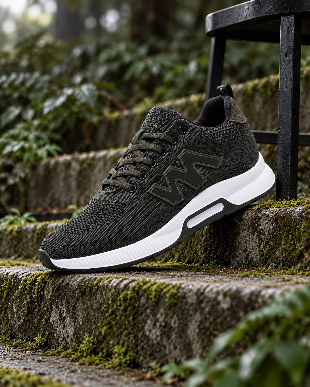 נעלי סניקרס מגביהות דגם Elevix 6 בצבע צבא – צילום Editorial | StepUp Shoes