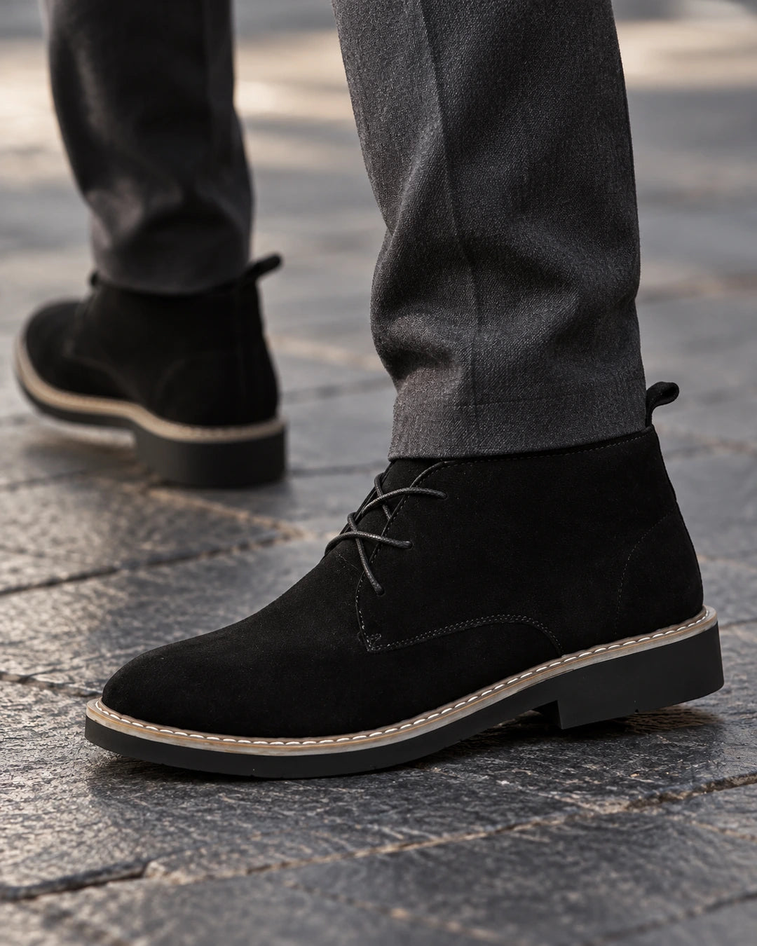 מגפיים מגביהות FormalX שחורות – צילום לייפסטייל | StepUp Shoes