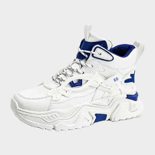 Men'S High Top Dad Shoes with Thick Sole and Hidden Height 12Cm Increase 10 Casual Sports Shoes for Adults Summer Synthetic