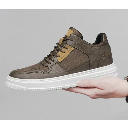Summer Mesh Men Sneakers Elevator Shoes Fashion Chunky Increase Insole 6CM 8CM Breathable Sports Casual Height Shoes for Man 46
