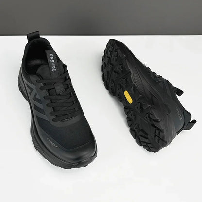 Men'S Summer New Sport Shoes Breathable Mesh Outdoor Running Shoes Thick Bottom Anti-Slip Soft Sole Casual Shoes