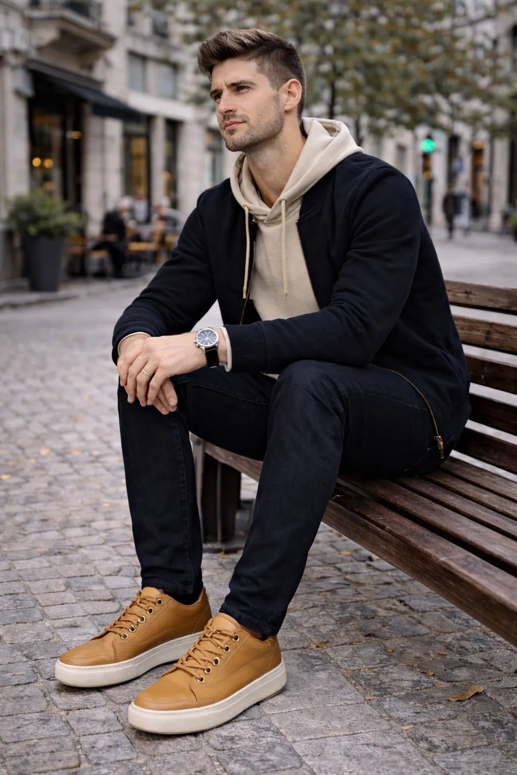 נעלי סניקרס מגביהות דגם Elev Step