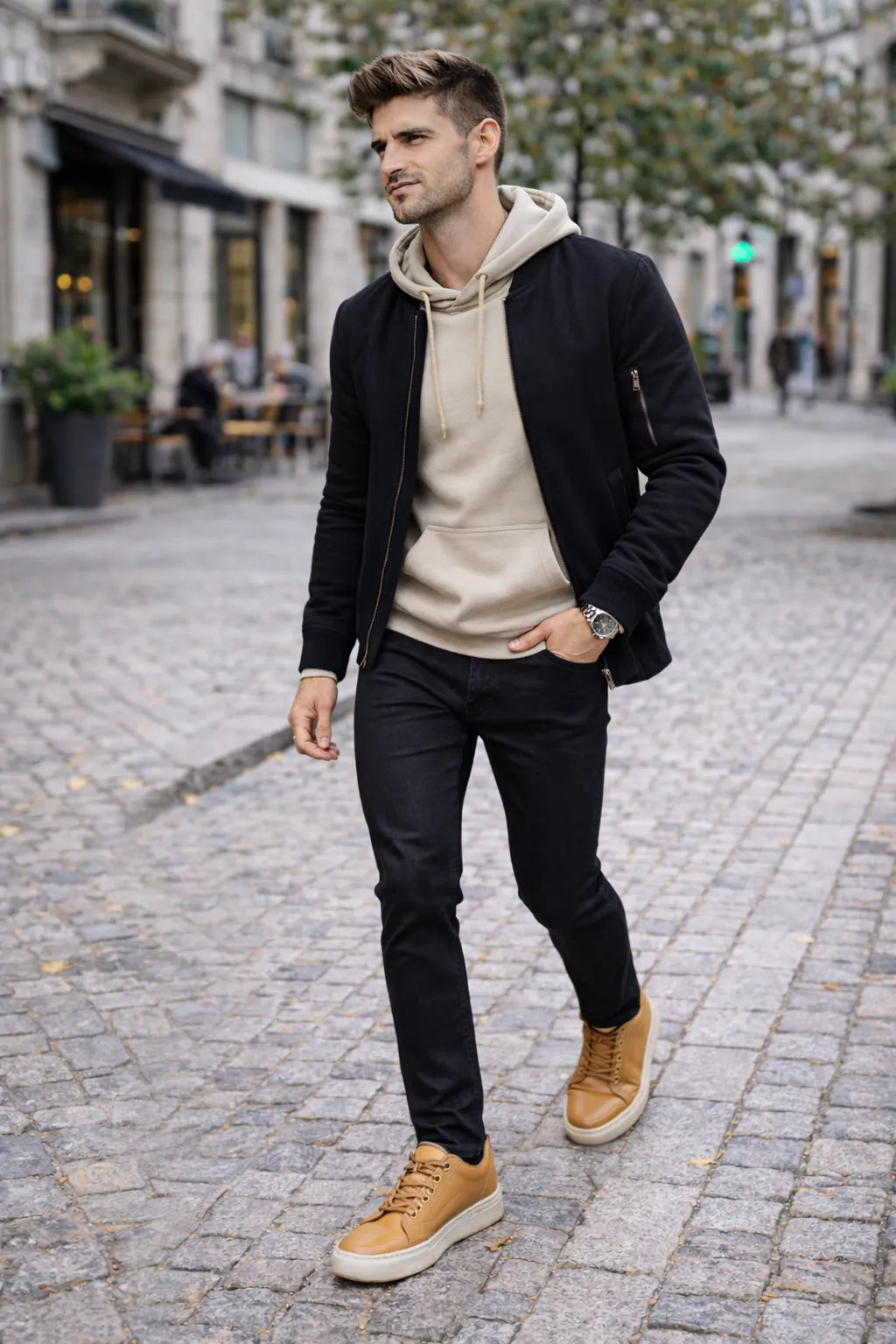 נעלי סניקרס מגביהות דגם Elev Step