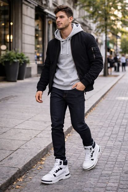 נעלי סניקרס מגביהות דגם Elevated Slip-ons