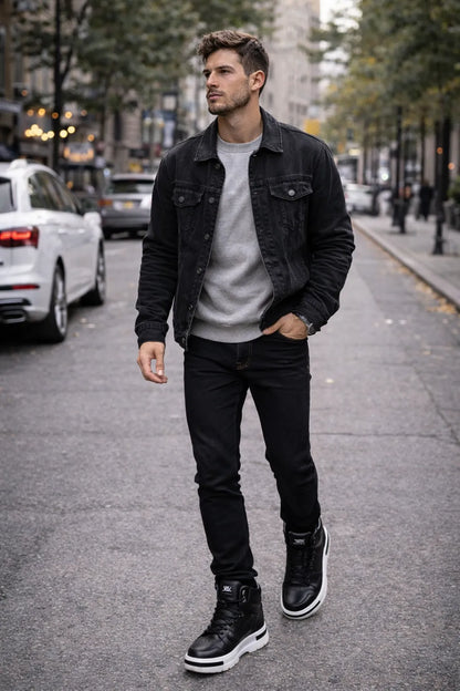 נעלי סניקרס מגביהות דגם Elevated Slip-ons