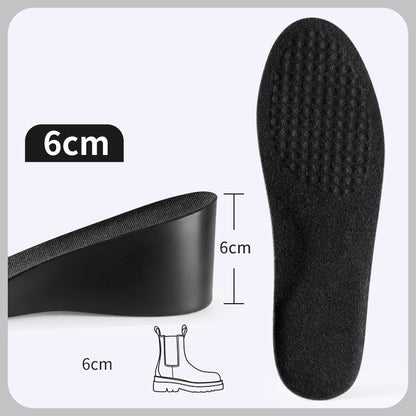 🔝 StepUp Insoles - מדרסים להגבהה נוחה ובלתי נראית -  שחור